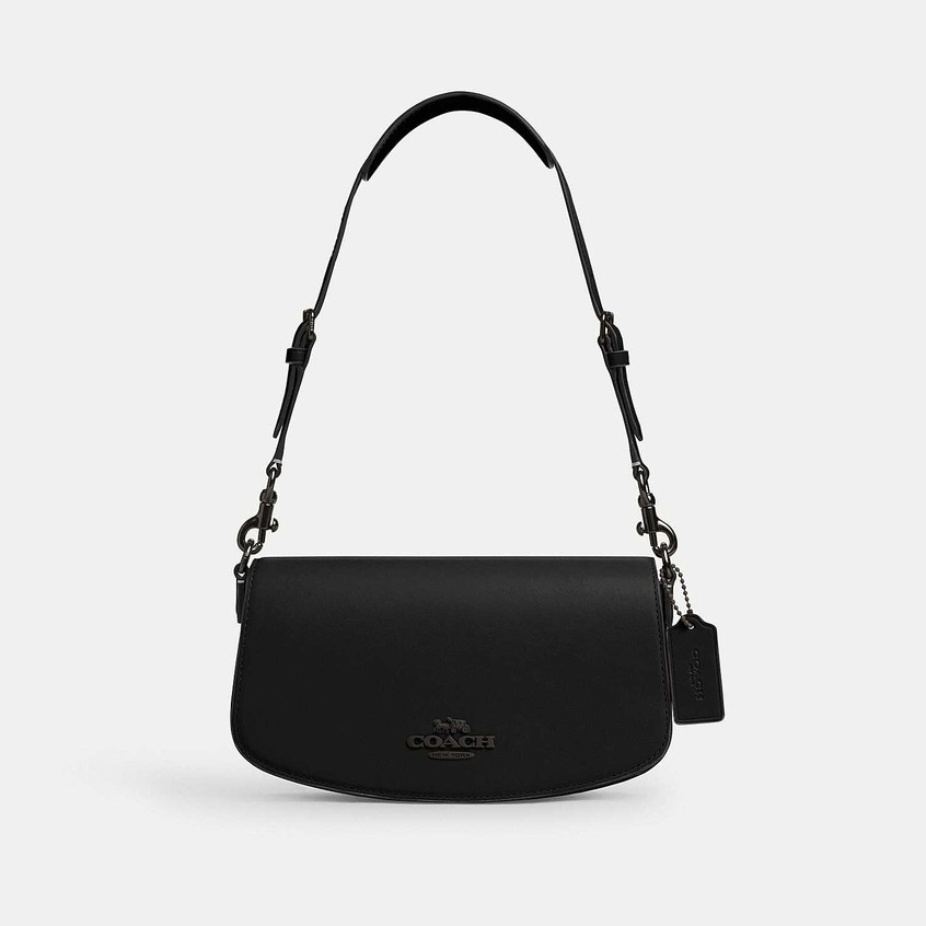 Coach CT768 Andrea Shoulder Bag (JIBLK) กระเป๋าสะพายผู้หญิง สี Ji/Black