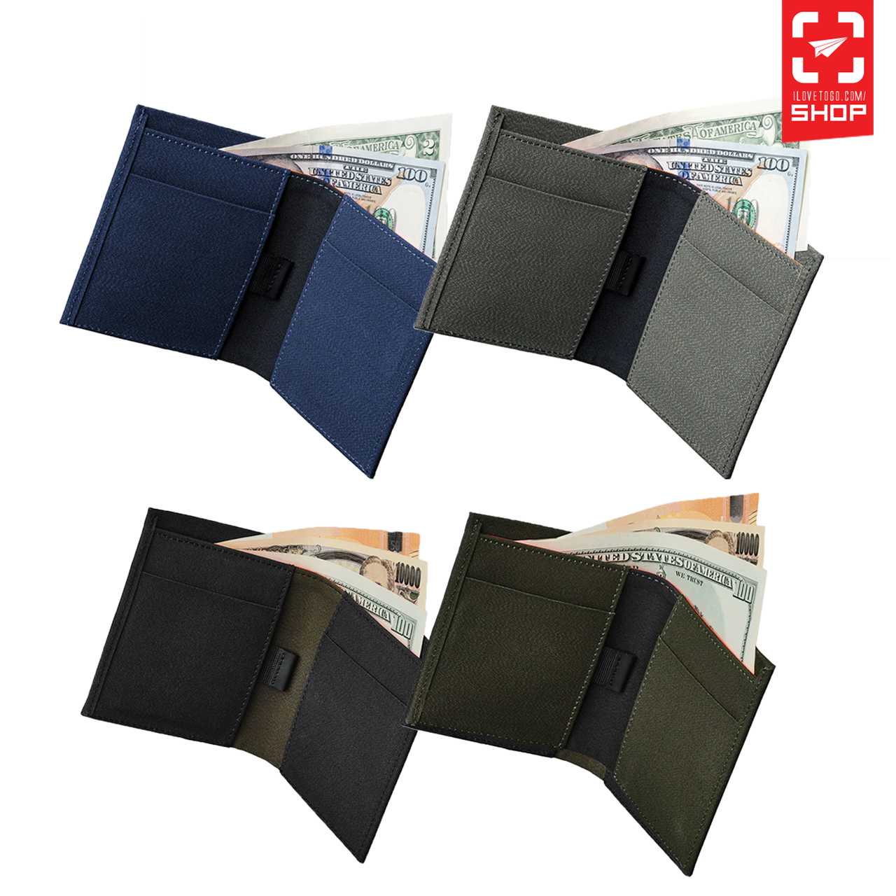 กระเป๋าสตางค์ Alpaka - ARK Bifold Cash Wallet - Axoflux
