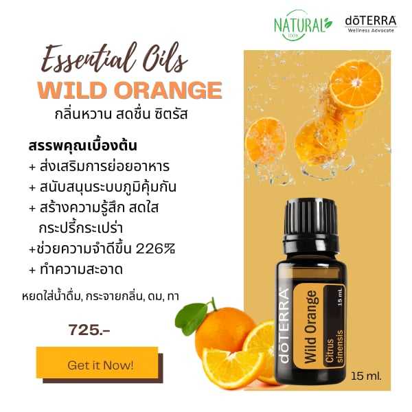 Wild Orange สดชื่น คลายความเครียด