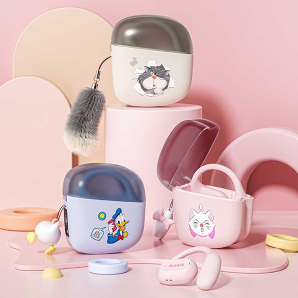 หูฟังแบบ Open ear พร้อมที่คล้องหู ใส่สบายไม่เจ็บหู(ลาย Disney ลิขสิทธิ์แท้)