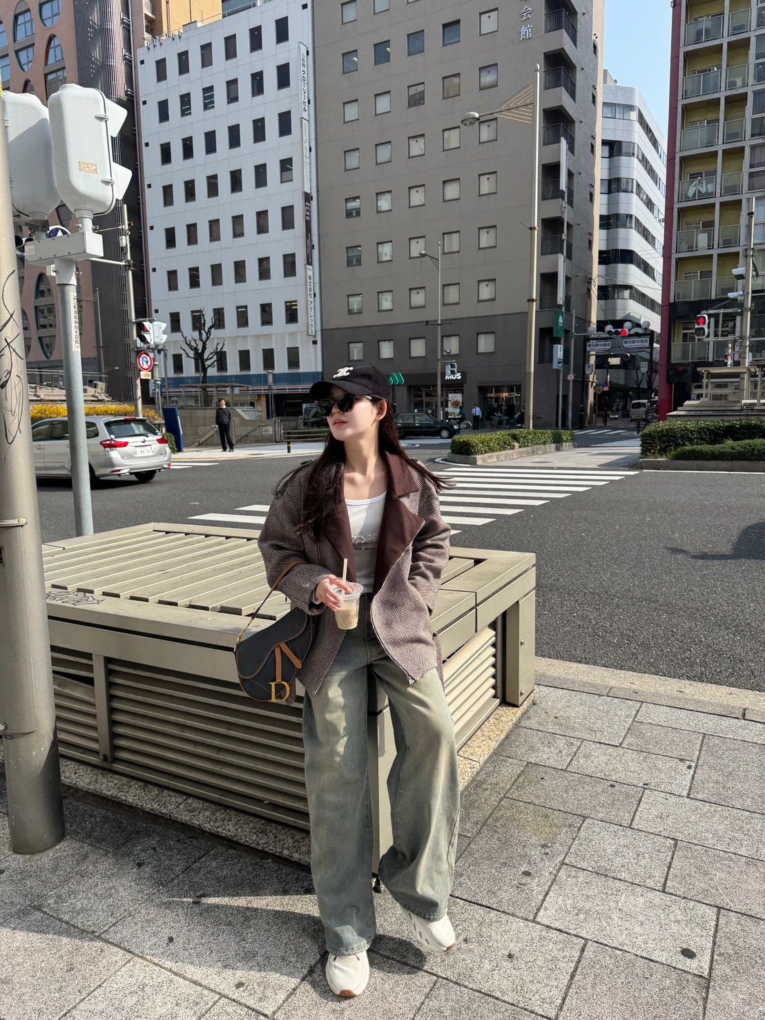 M119 : Herringbone Oversize Jacket