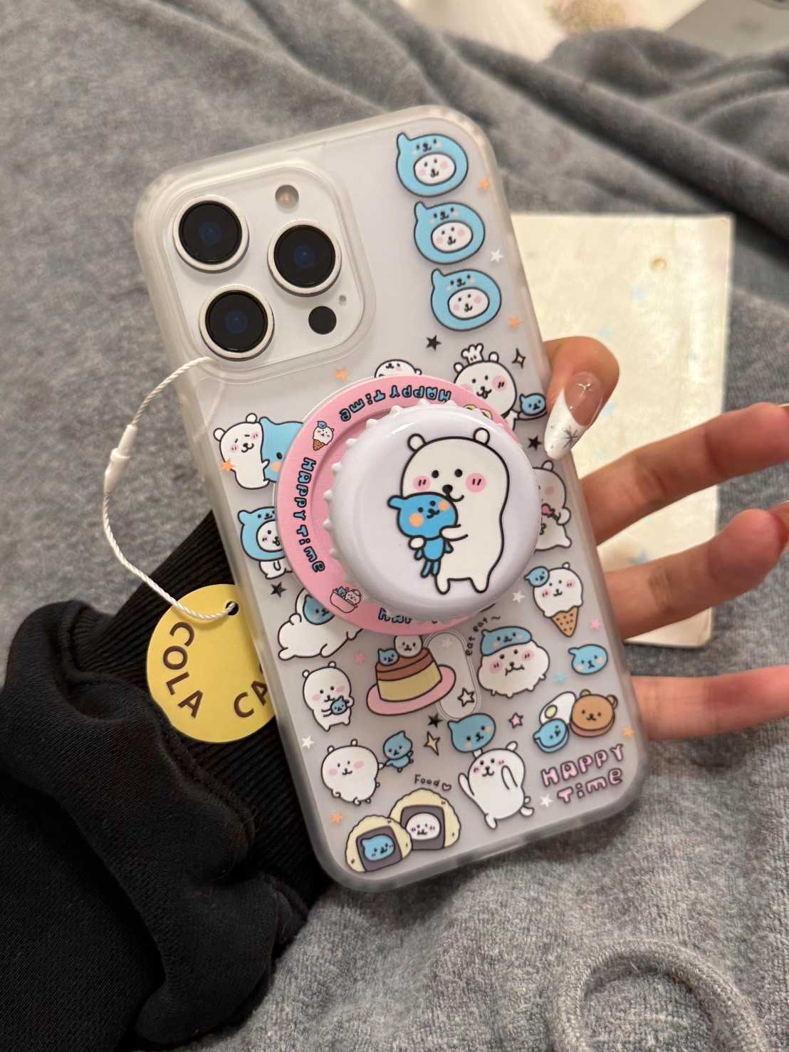 Happy Pals Bear - Blue Kitty Case