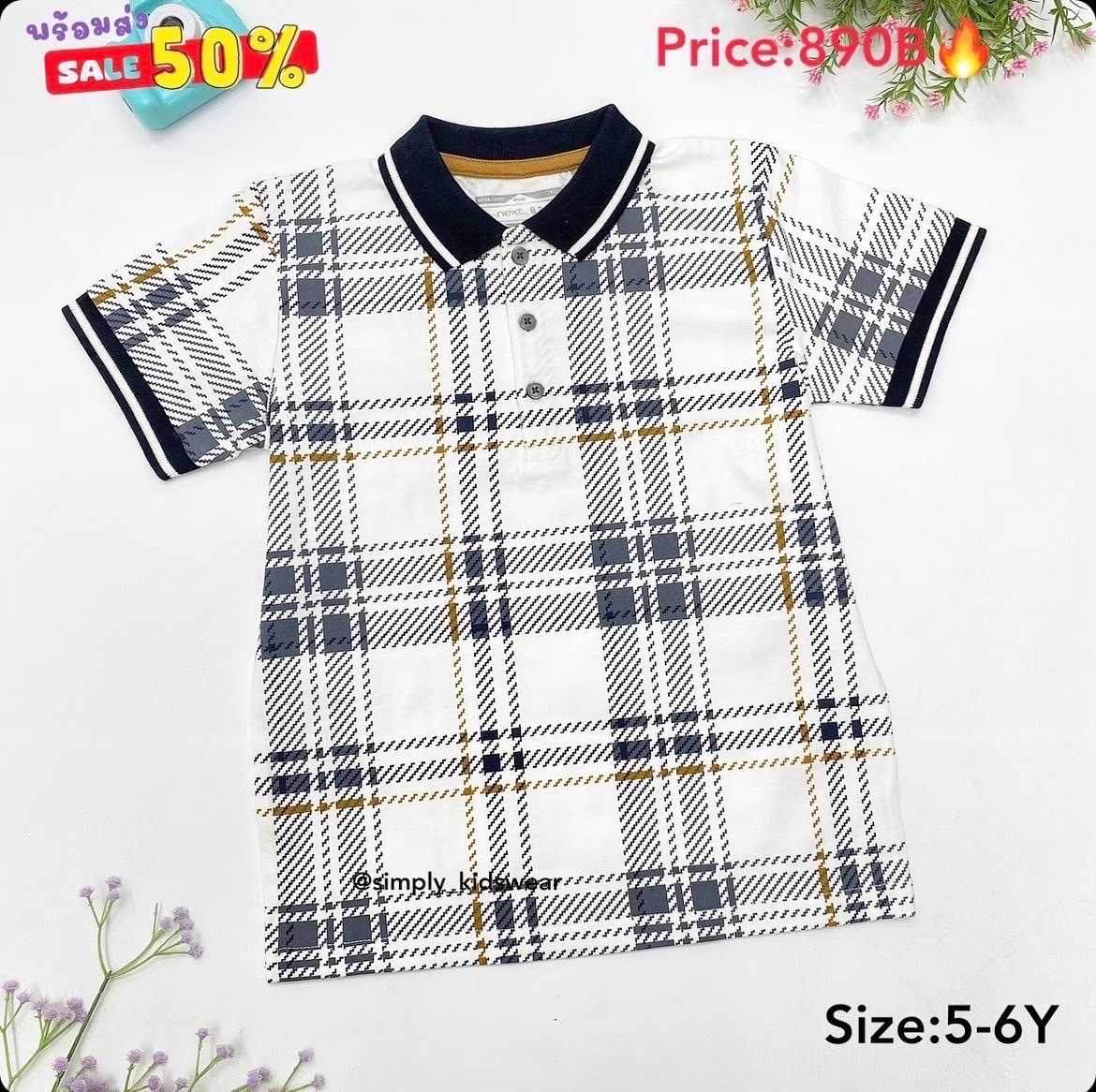 พร้อมส่ง Next White Polo