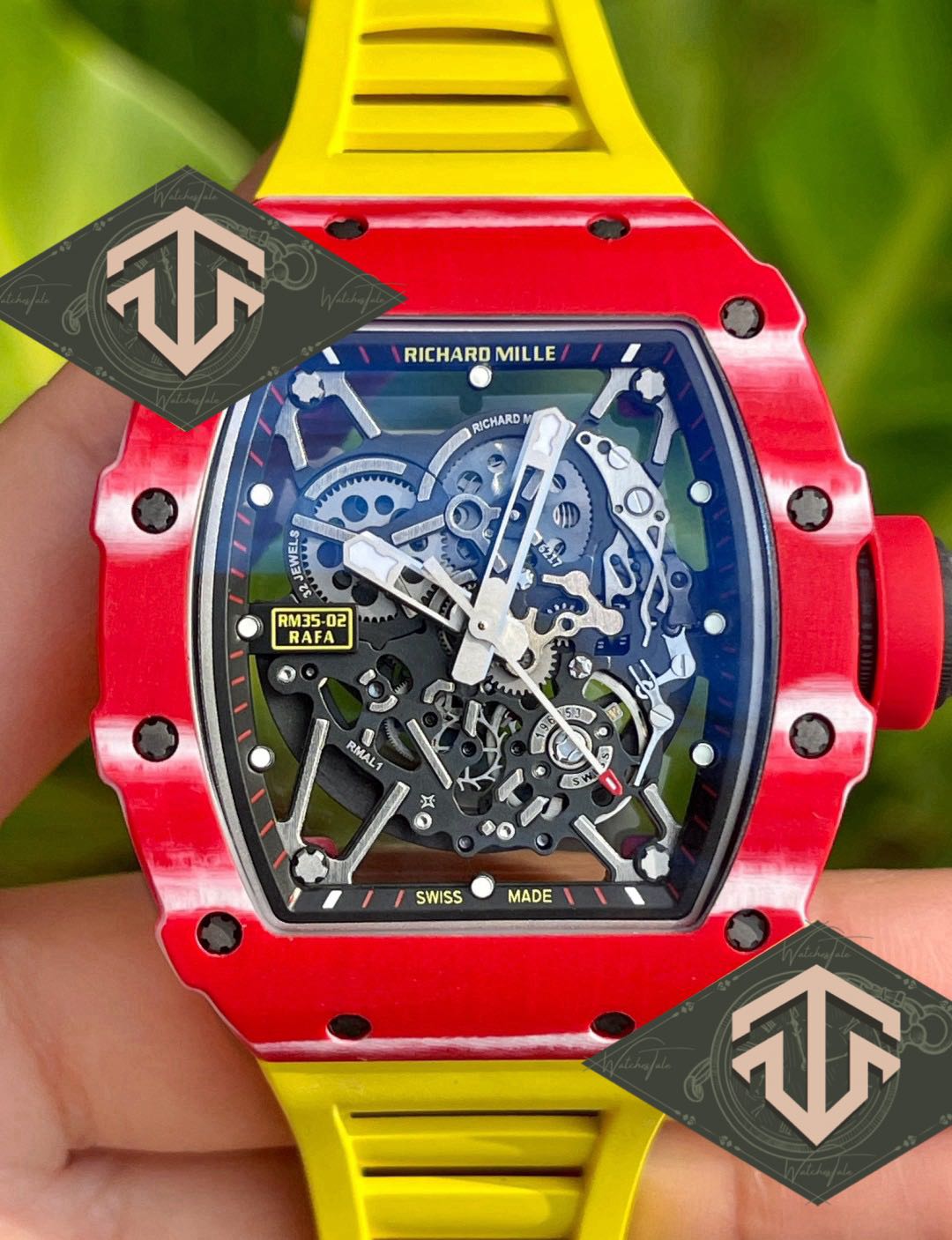 Richard Mille Rm35-02 Rafeal Nadeal Red Quartz BBR