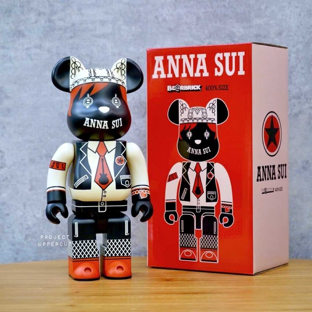 BE@RBRICK 400% ANNA SUI - Red & Beige [New]