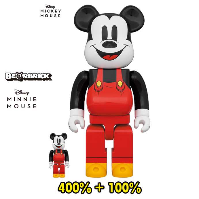 BE@RBRICK Mickey Boat Builders 100% & 400% (TC)    สินค้าใหม่