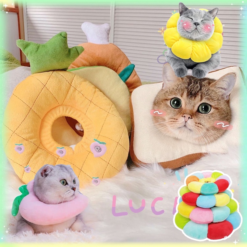 🥑COD🥪ปลอกคอกันเลีย ปลอกคอสัตว์เลี้ยง รอบคอ ป้องกันการเลียแผลนุ่มนิ่มใส่สบาย🍑