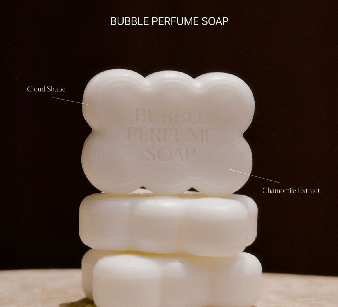 HETRAS bubble perfume soap สบู่หอม