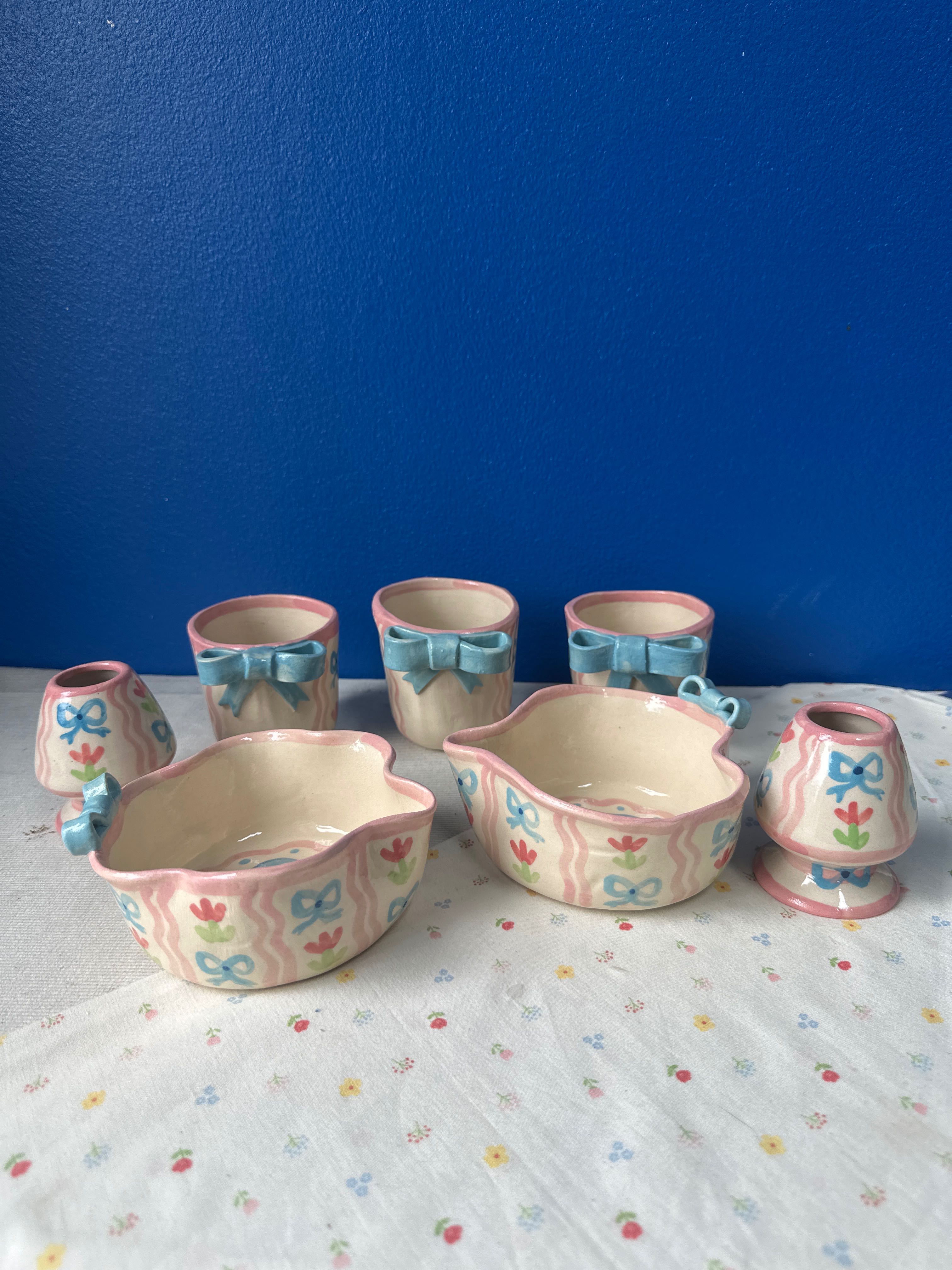 Cute Bow Chawan