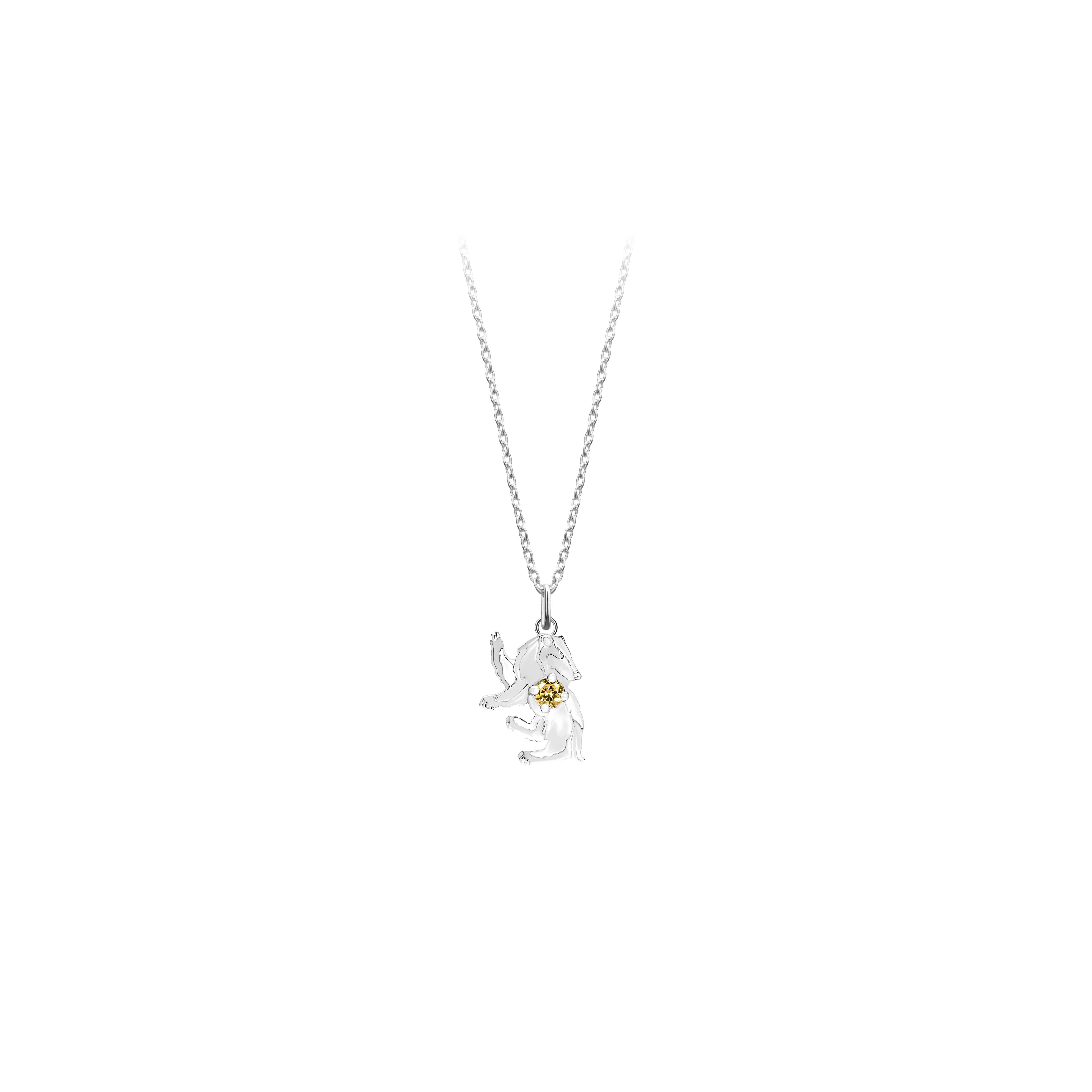 RAVIPA | Harry Potter x RAVIPA - Hufflepuff Diamond Necklace - สร้อยคอประดับเพชร