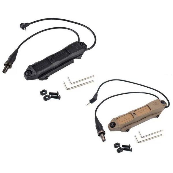 สวิทช์หางหนูไฟฉาย2ทาง สำหรับไฟฉาย Surefire M600/M300 และกล่องDBAL-A2 (Sotac/ หัวแจ๊ค 3.5mm)