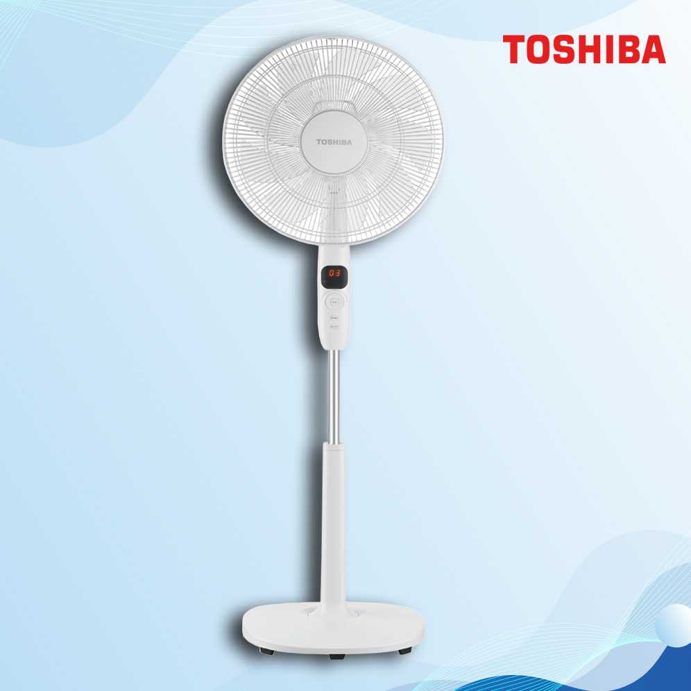 TOSHIBA พัดลมตั้งพื้น 16 นิ้ว รุ่น F-DSY80TH (W) (รีโมตคอนโทรล)