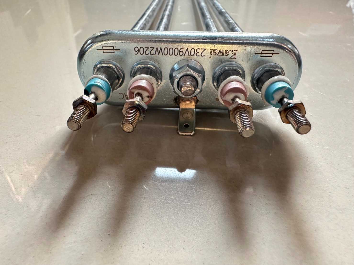 RX520 Heating element Dirac 2x4500 W,(9000W) L=810mm For Primus Washer Extractor (554370)-AA