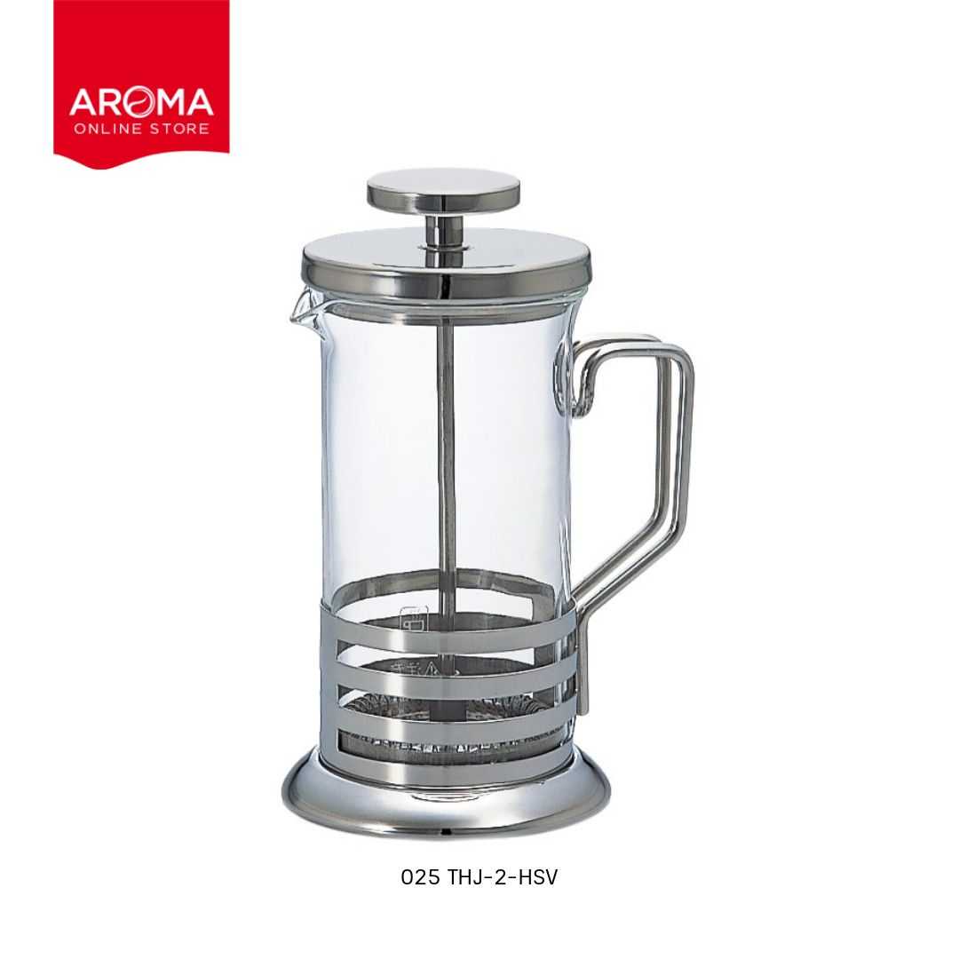 HARIO(025) Tea& Coffee Press Harior Bright 2 Cups