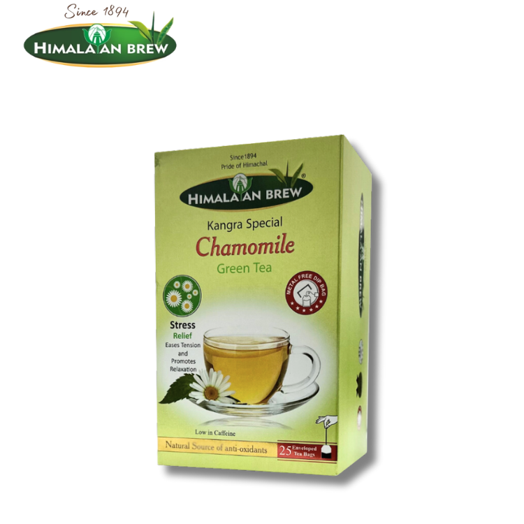 Himalayan Brew Chamomile Green Tea (25 tea bags) (low caffeine)