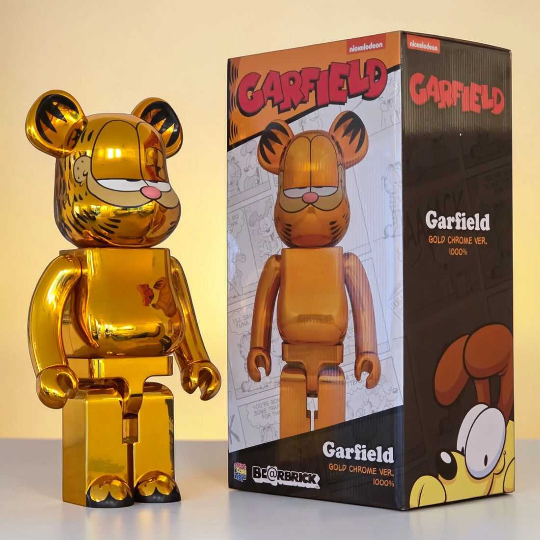 Be@rbrick Garfield Chrome 1000%