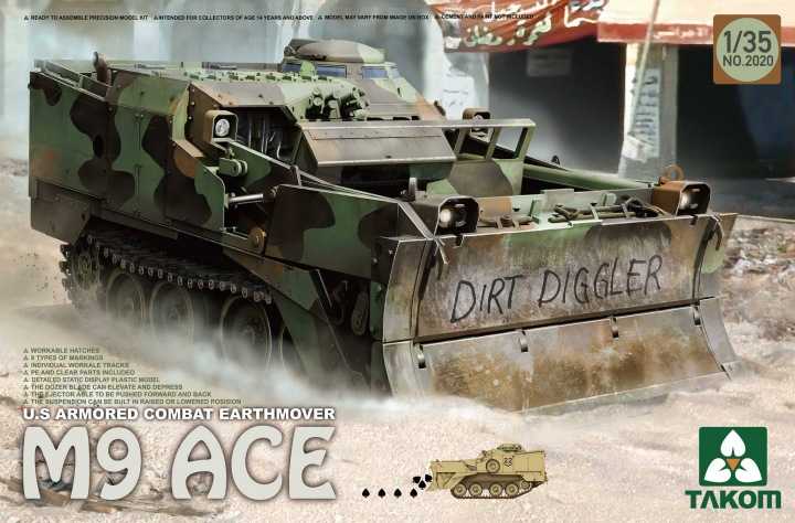 1/35 U.S Armored Combat Earthmover M9 ACE