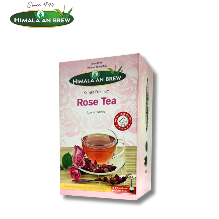 Himalayan Brew Premium Bulgarian Rose Tea (25 tea bags) (low caffeine)