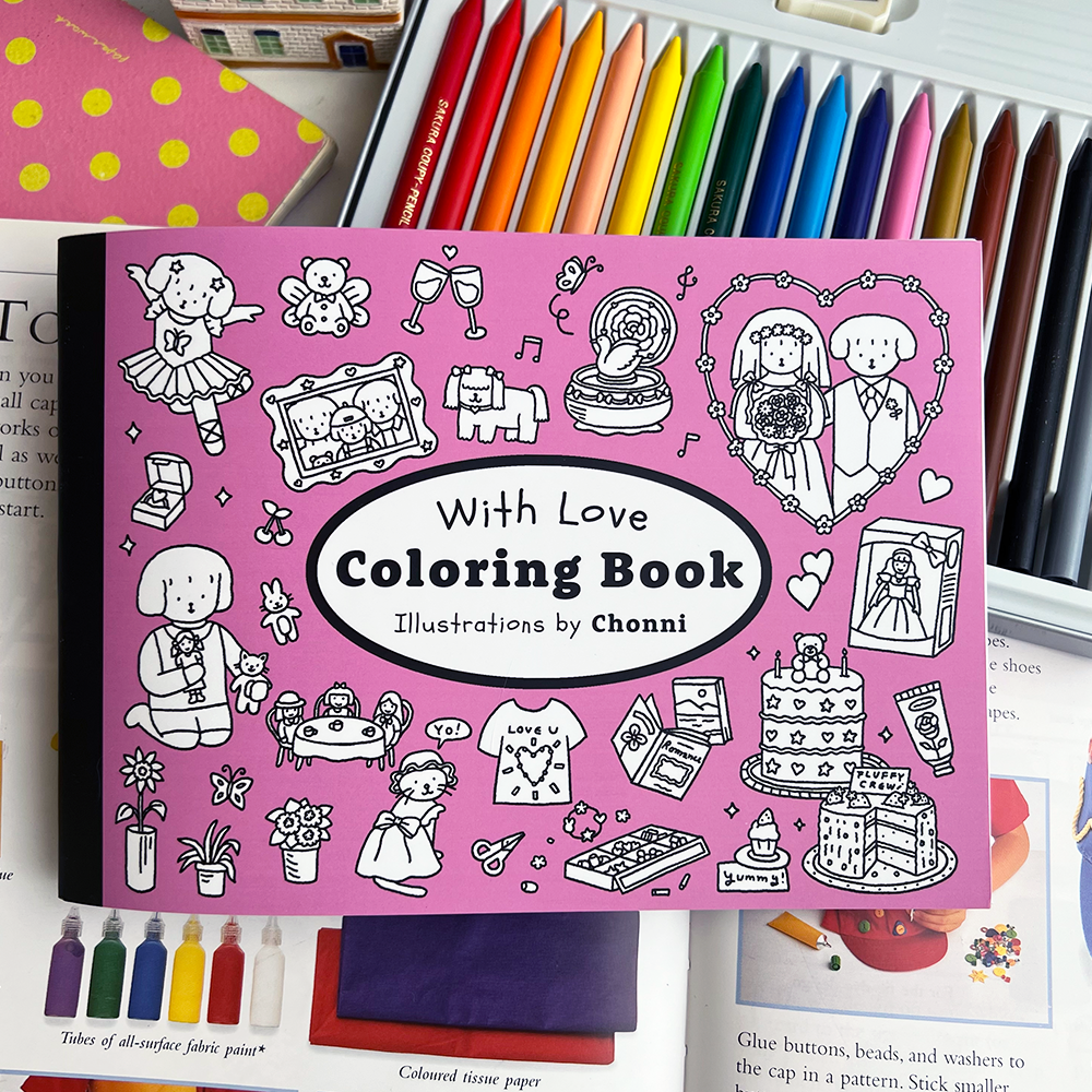 (New) With Love Colouring Book