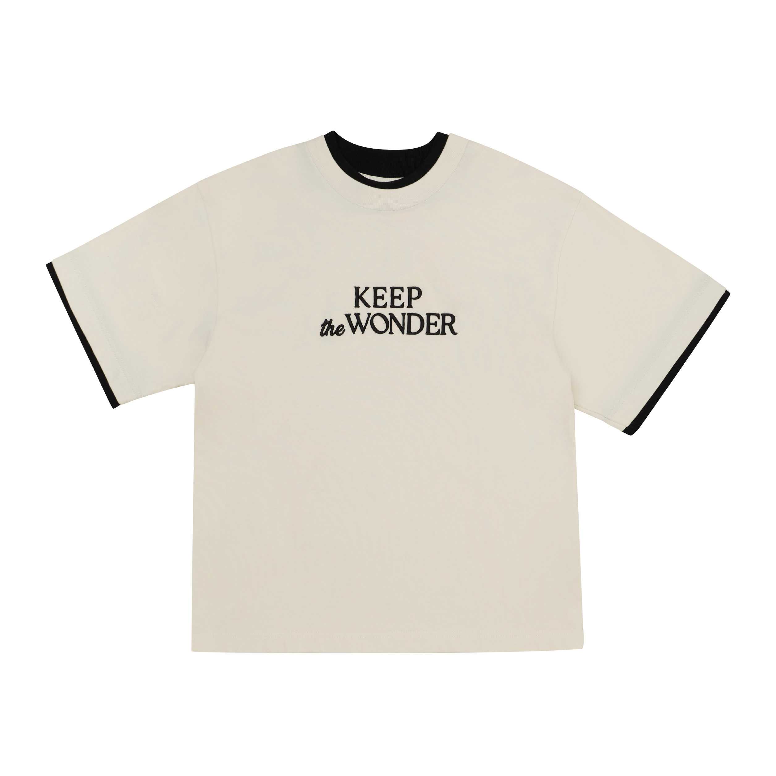 Keep the Wonder Layered Tee | Oat Milk