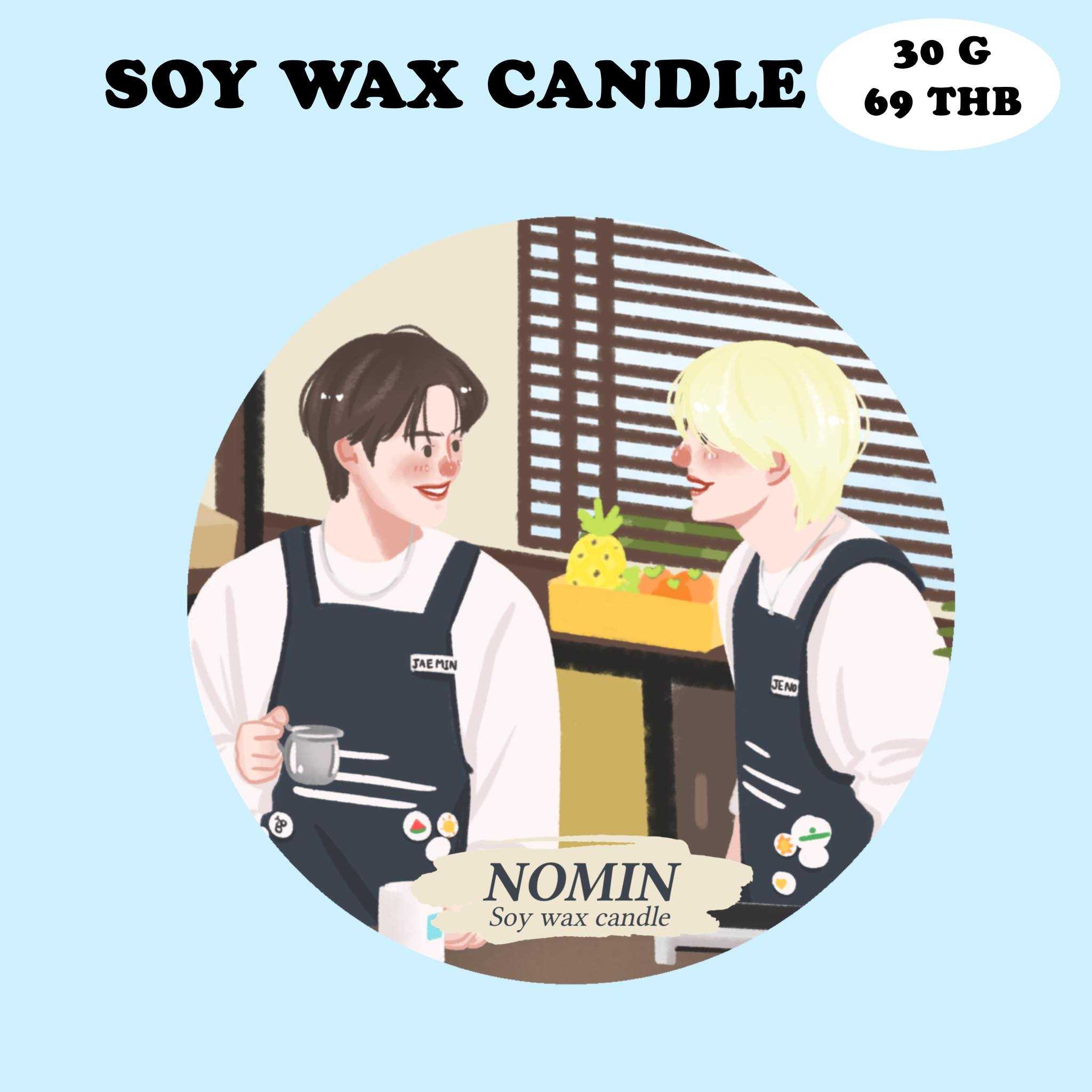 Preorder‼️  NOMIN Cafe moment 🌝🌝 Soy wax candle🕯30g