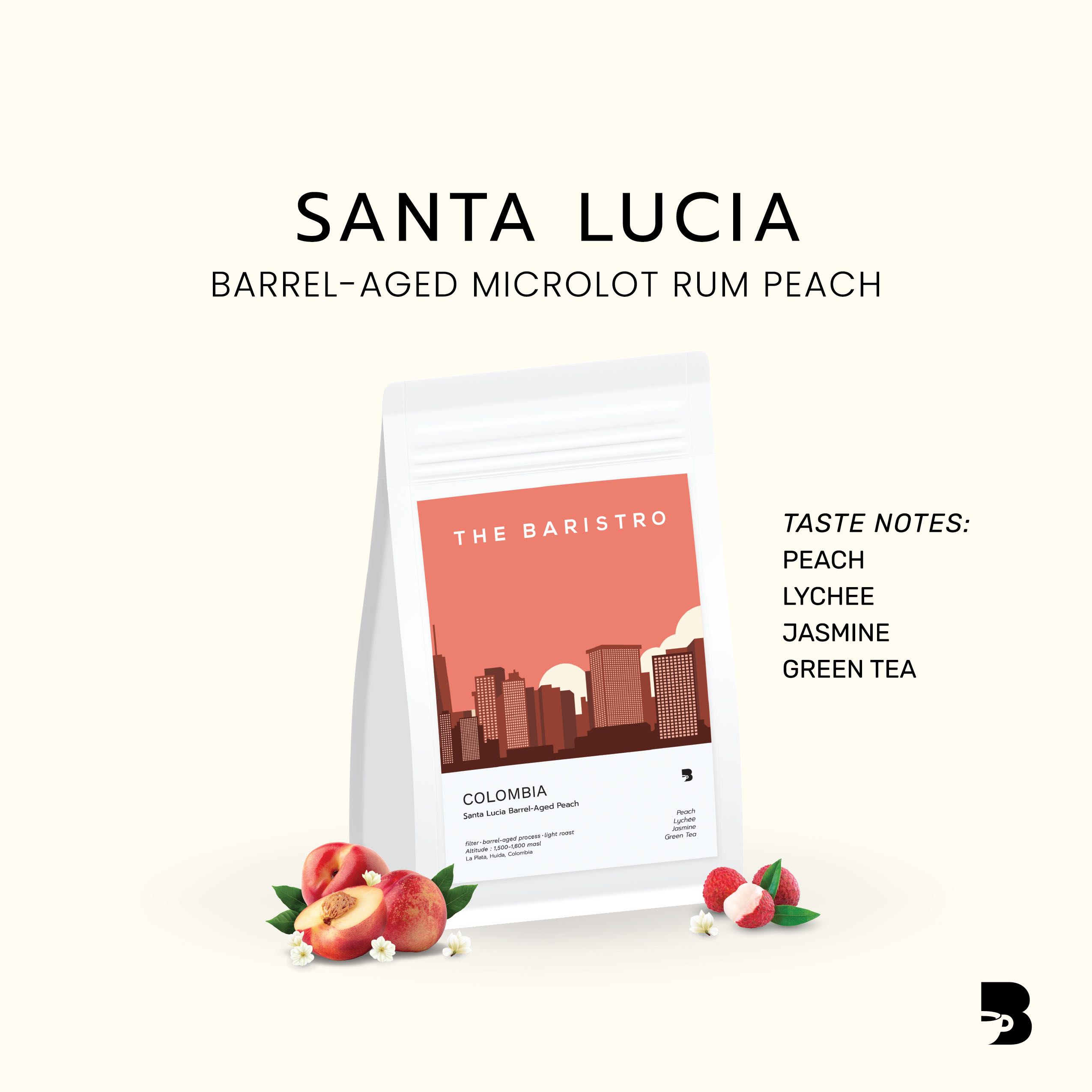 Colombia Santa Lucia Barrel-Aged Microlot Rum Peach