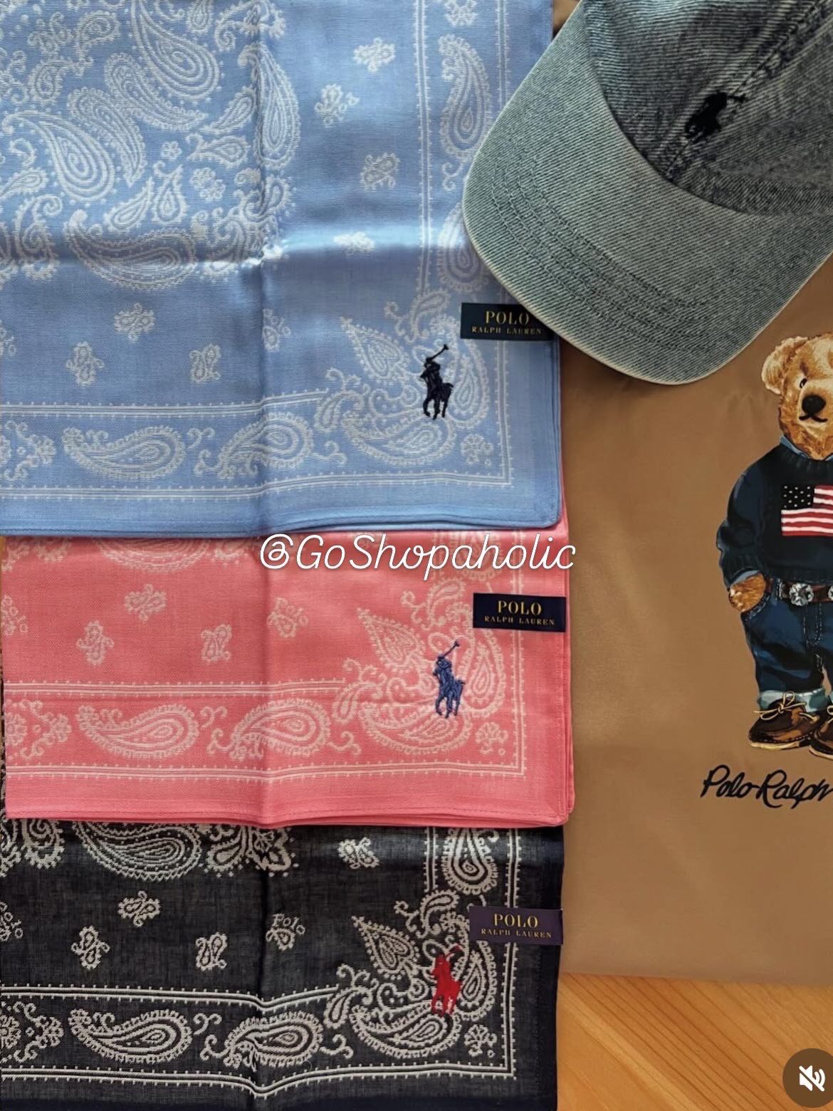 Polo Ralph Lauren Paisley Handkerchief 47x48 cm