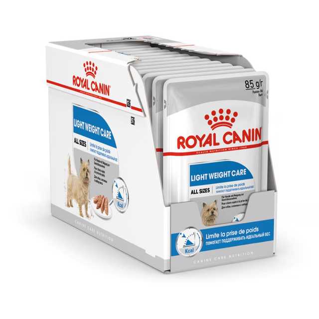 Royal canin Light care wet 85gx12 ซอง  อาหารเปียกสำหรับสุนัขลดน้ำหนัก คุมน้ำหนัก