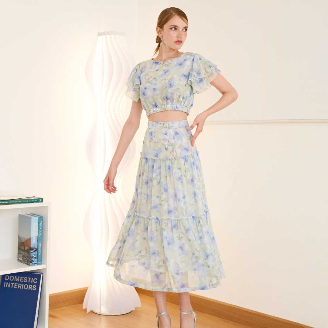 ALLAMODA - Dahlia Ruffle Skirt