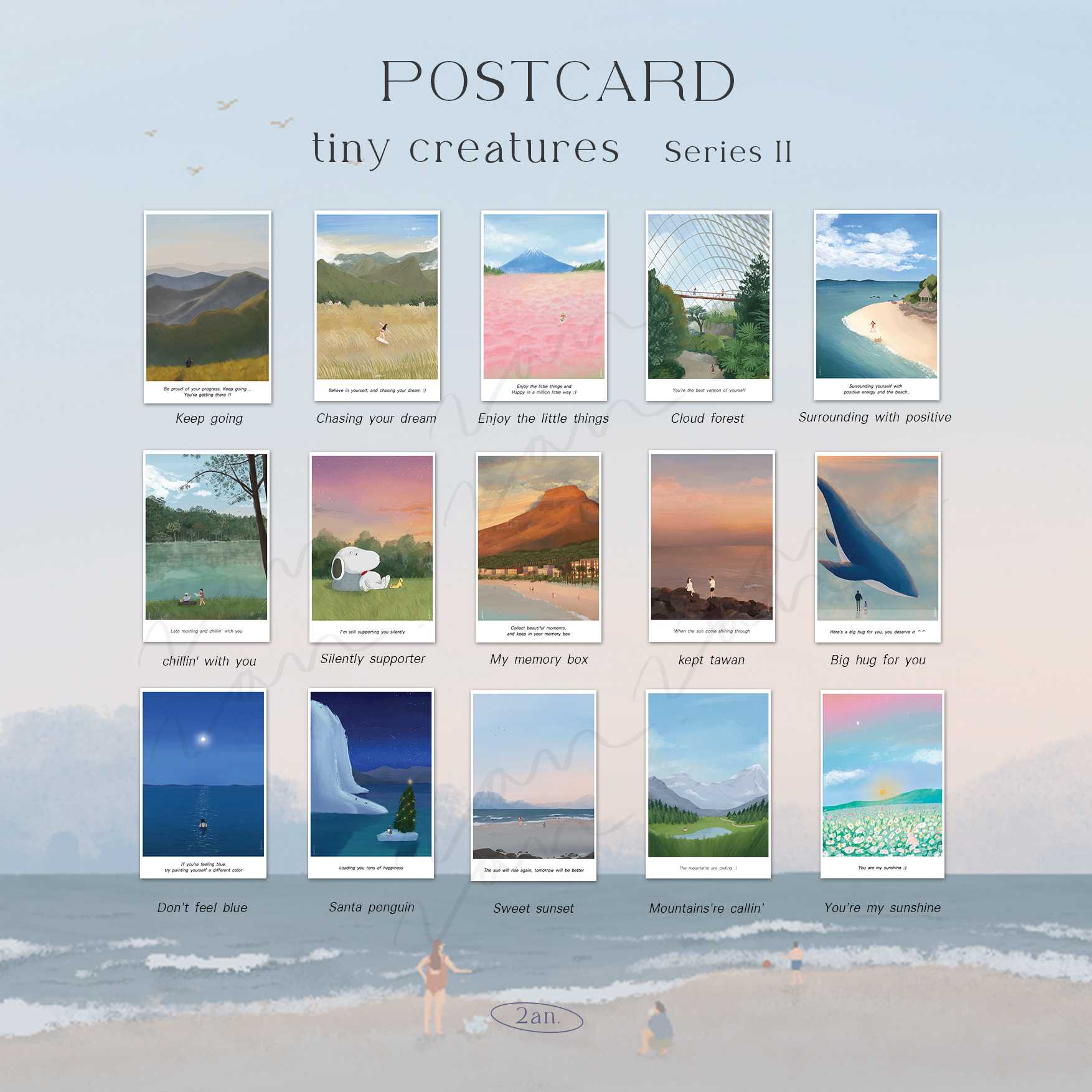 Postcard - Tiny creatures (2/2)