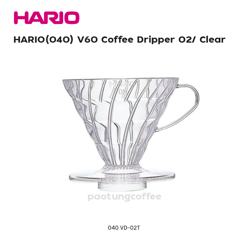 HARIO(040) V60 Coffee Dripper 02/ Clear