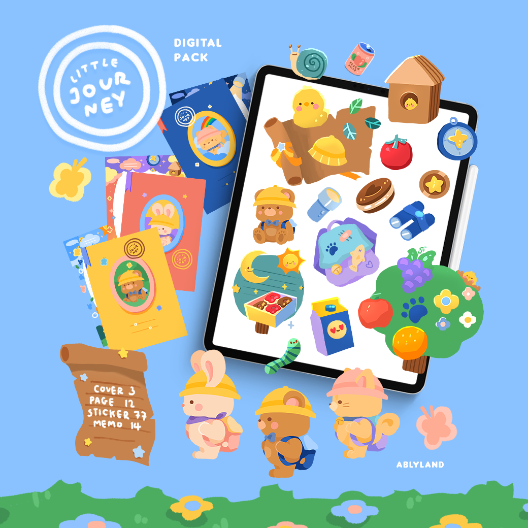 (digital file) little journey digital pack