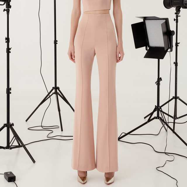 PF23 | CREPE FLARED PANTS