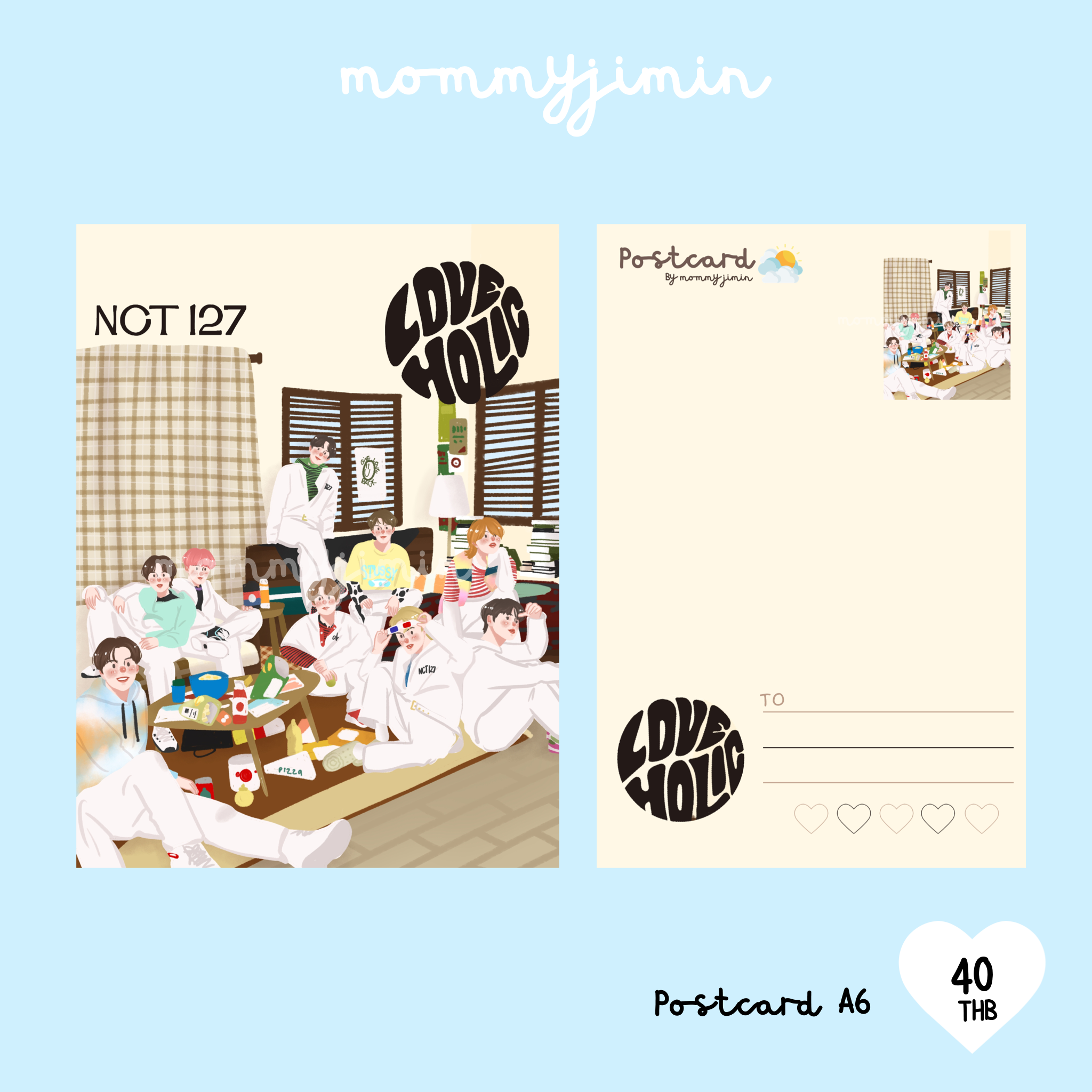Postcard “NCT 127 LOVE HOLIC” A6