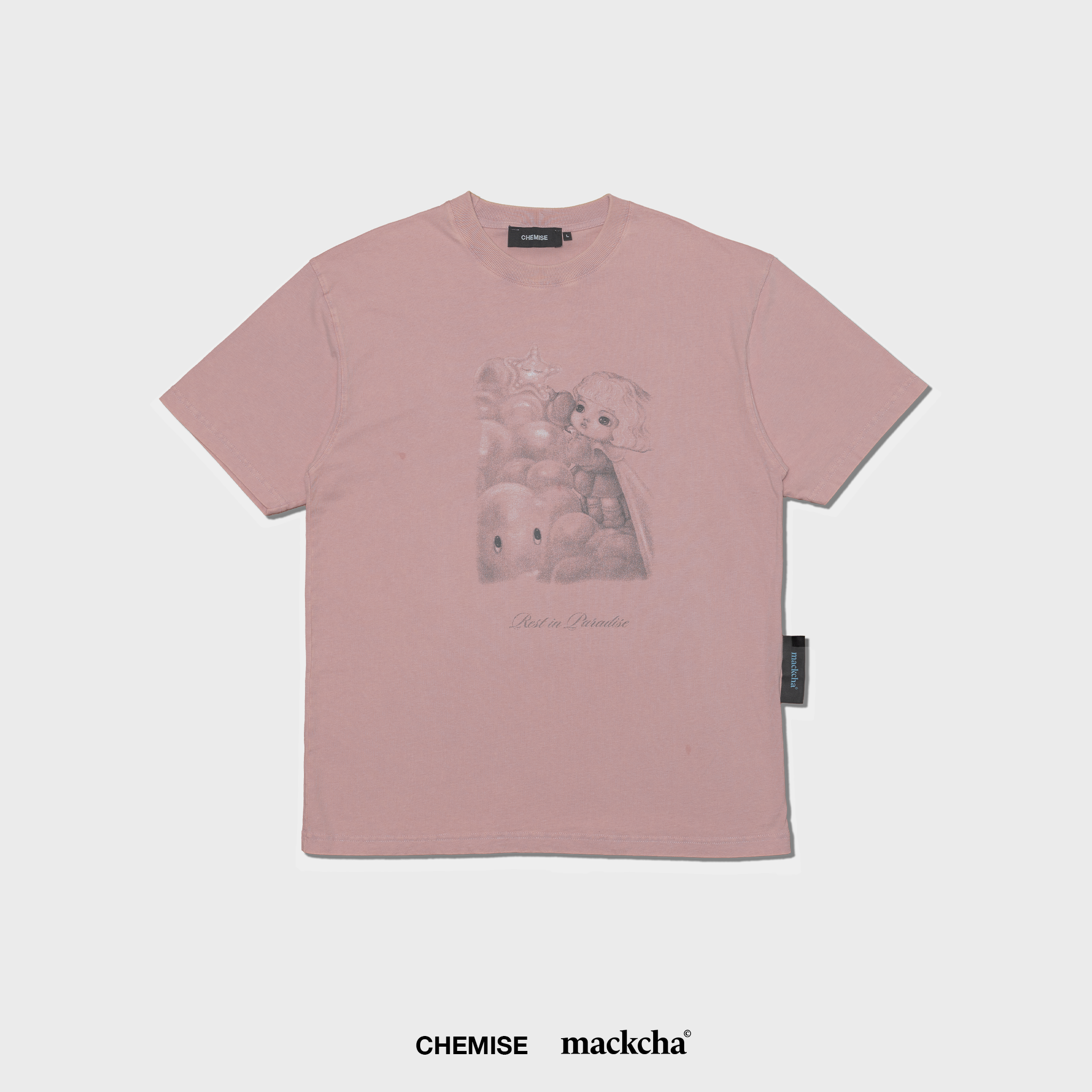 Rest in Paradise Washed Pink T-Shirt Limited of 144