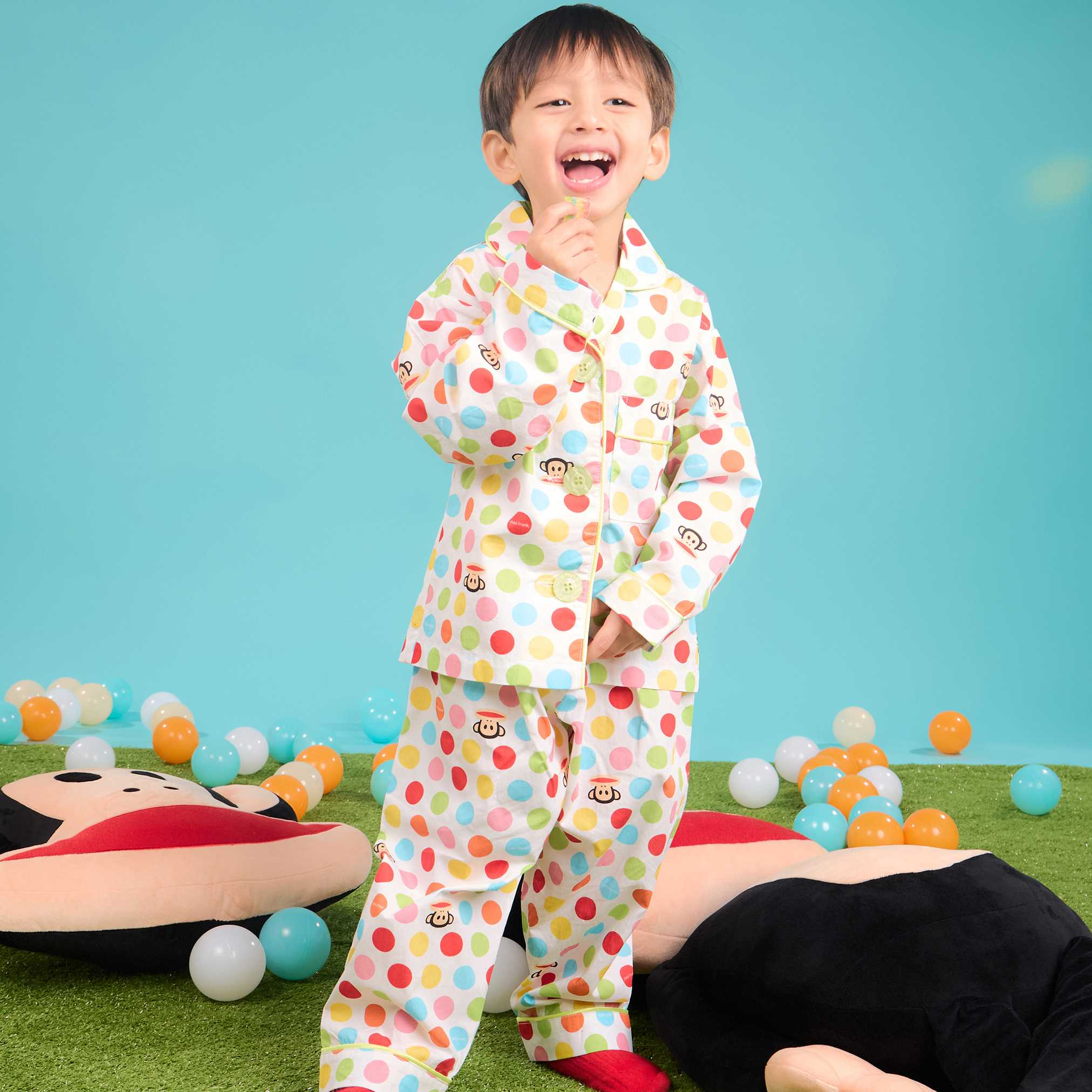 PAUL FRANK ชุดนอนเด็ก PF KIDS CLASSIC POLKADOT PANTS SET