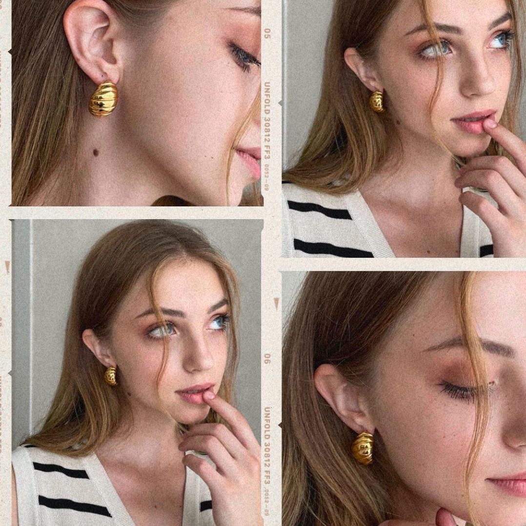 Amara Gold Plated Earrings