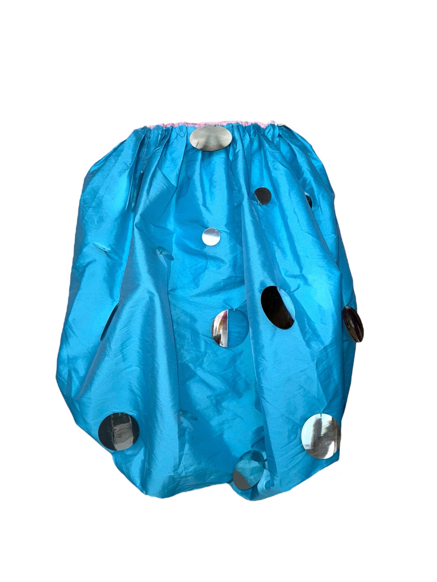USEMEREPEAT BLUE BALLOON DISCO DRESS