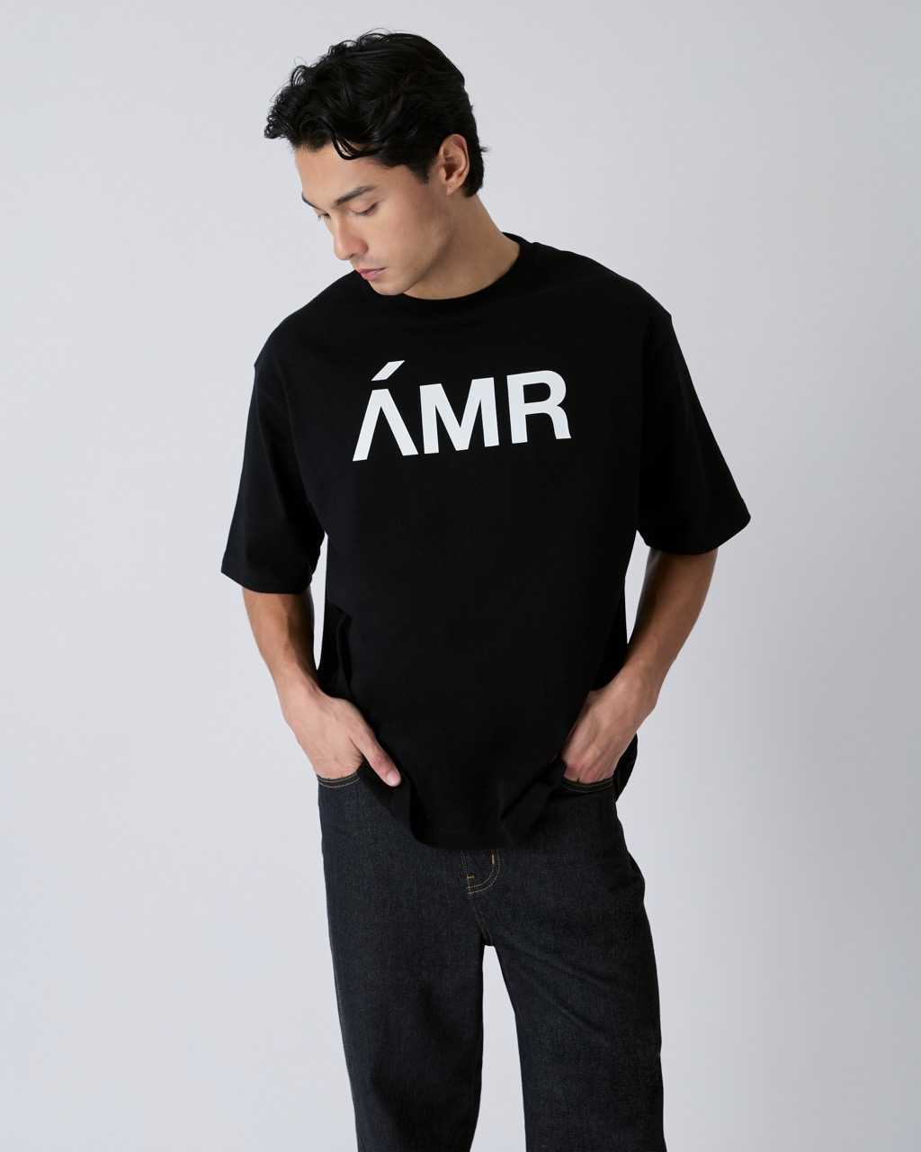 AMR DE SAISON ( AIMER ) - AMR Logo T-Shirt in Black
