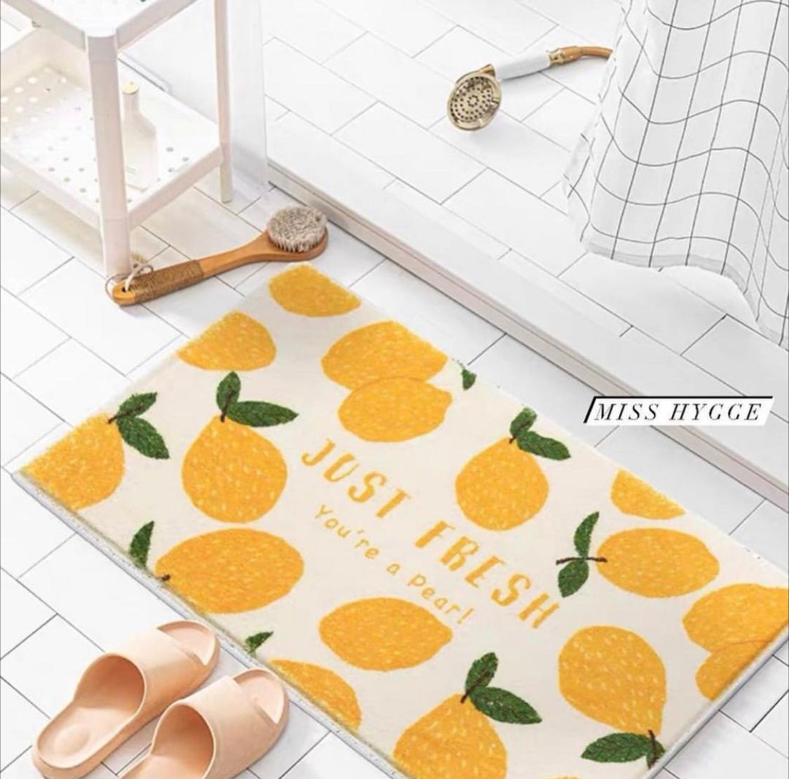 [preorder]พรมซับน้ำลายน่ารัก🍋🧡🏠