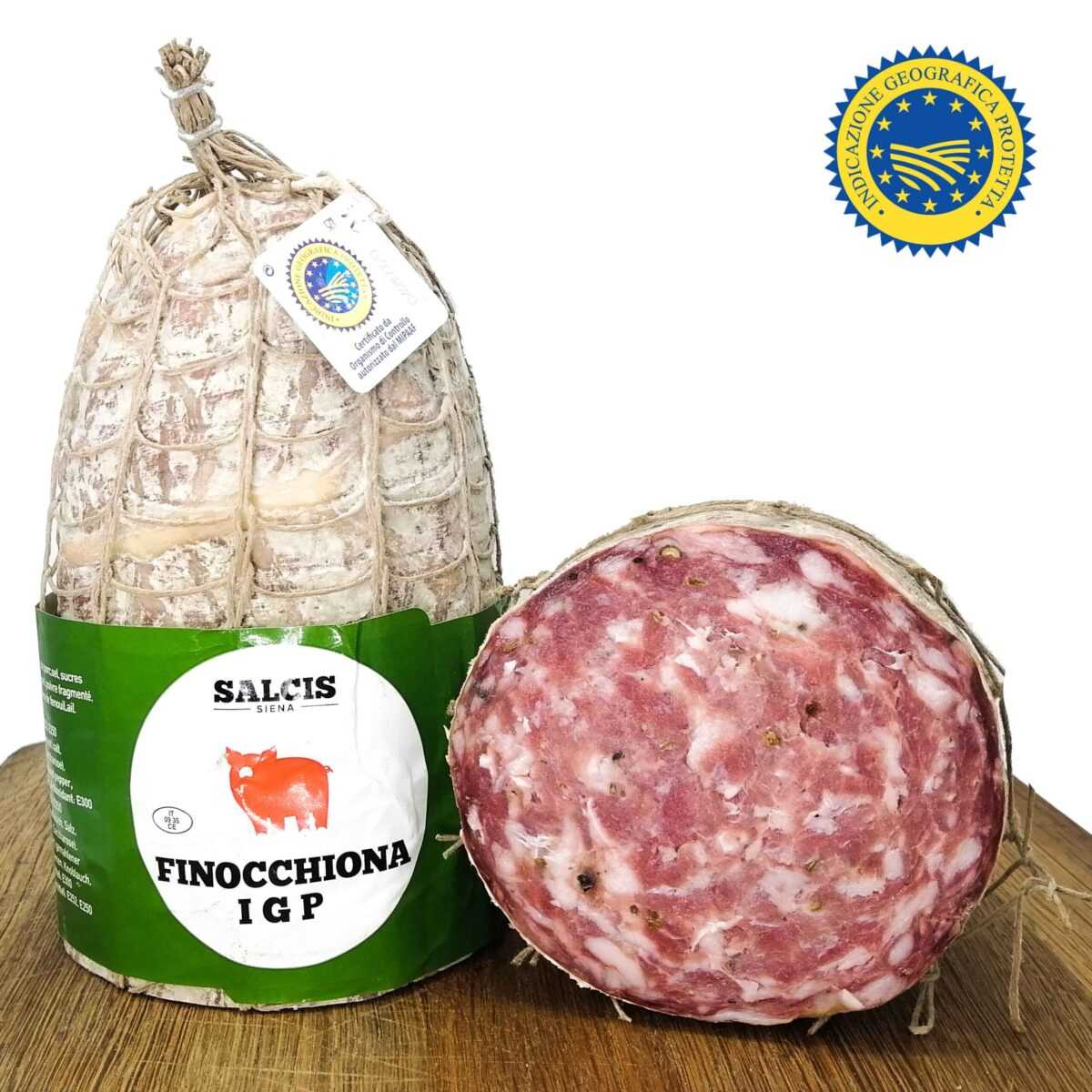 Finocchiona Salami with Fennel Seeds Salcis - 100gr