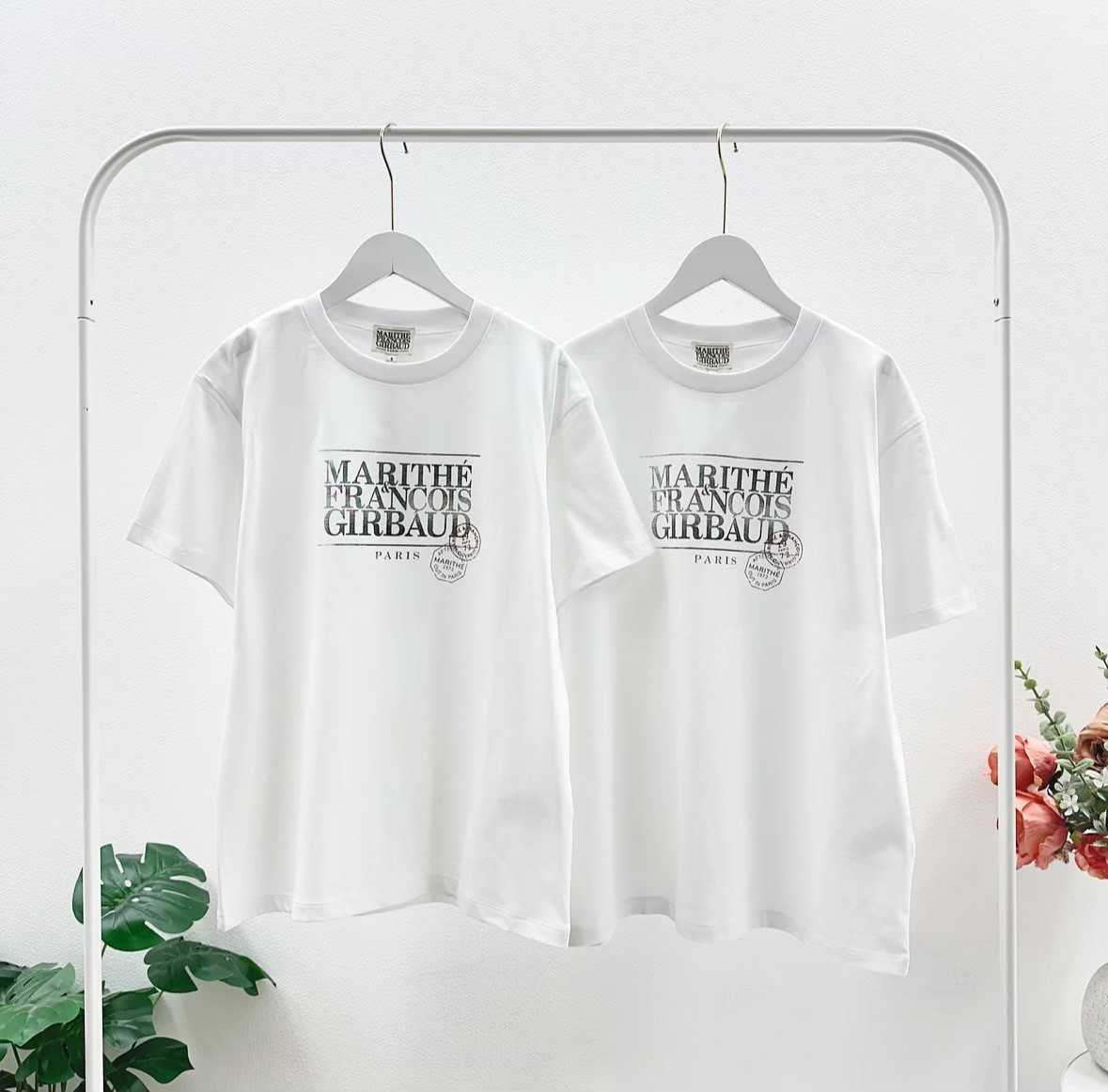 Marithe Classic logo Stamp Tee (White)