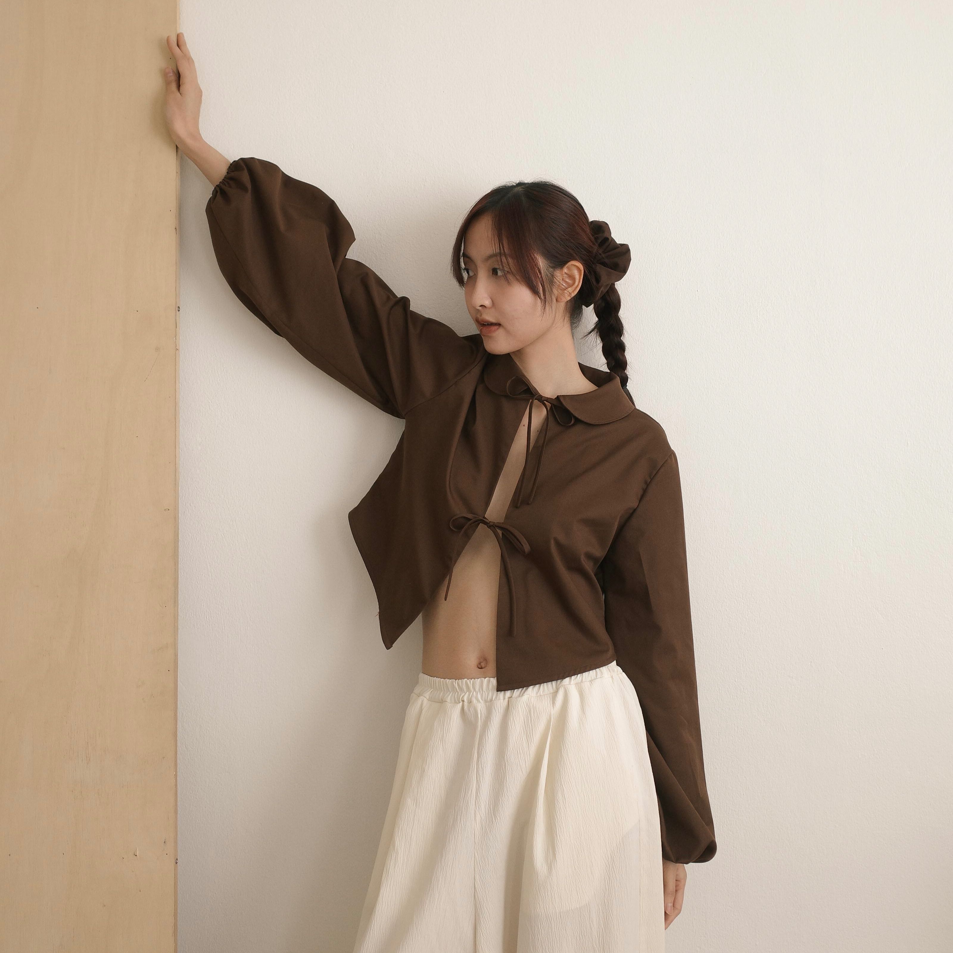 Lumies top in mocha