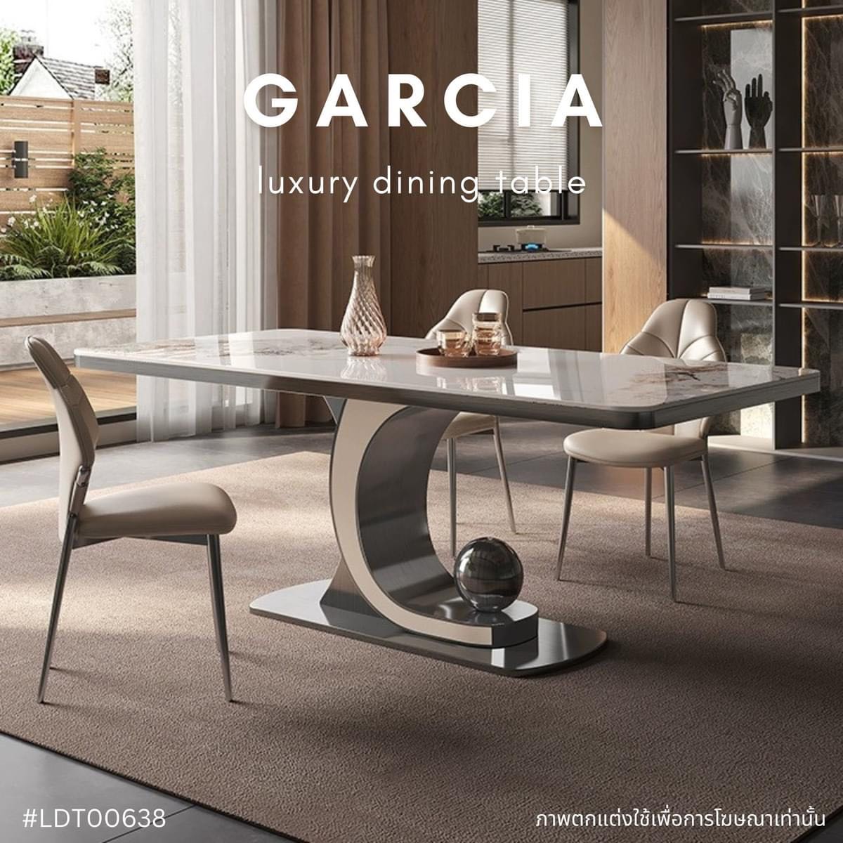 GARCIA luxury dining table 