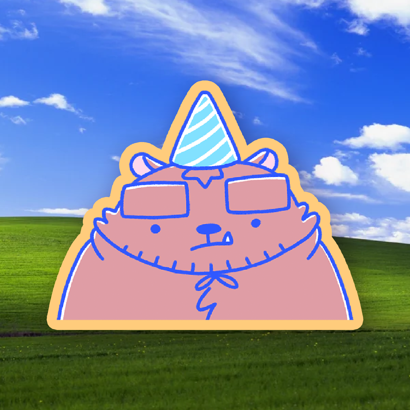 BF Birthday Sticker