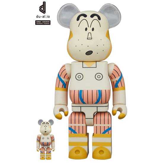 Be@rbrick Nohara Hiroshi พ่อชินจัง 100%+400%