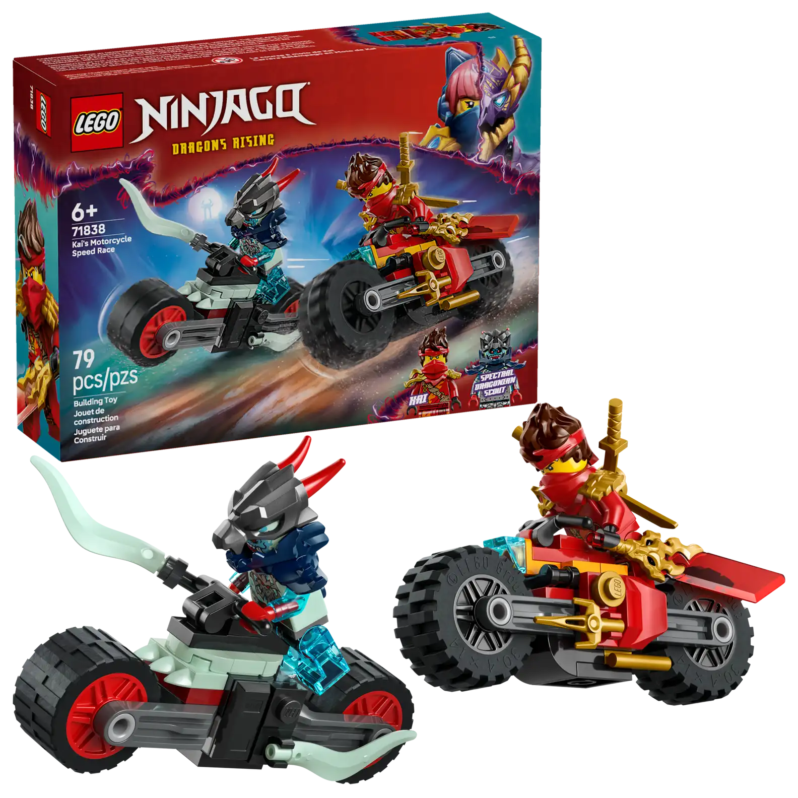 LEGO 71838 Kai's Motorcycle Speed Race(สินค้าซื้อแล้วไม่รับเปลี่ยนคืน)