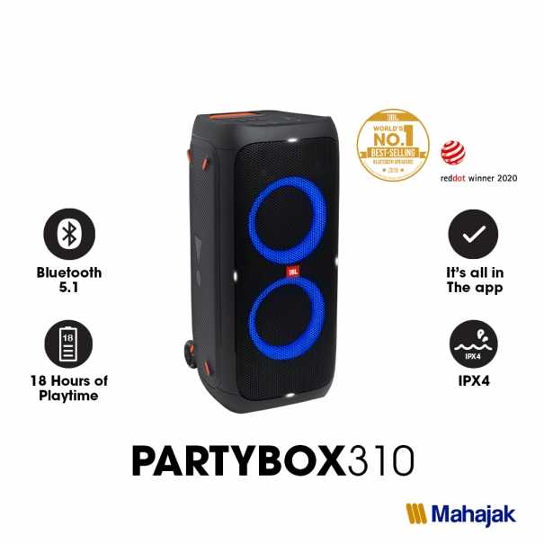 JBL  PAYTY BOX 310   #มหาจักร #JBL #ลำโพงJBL #MAHJAK #PARTYBOX
