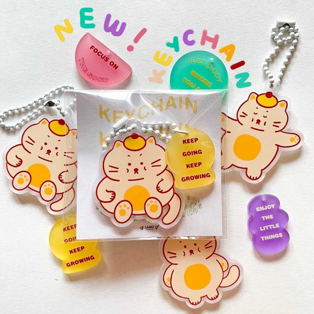 LAMU CAT keychain
