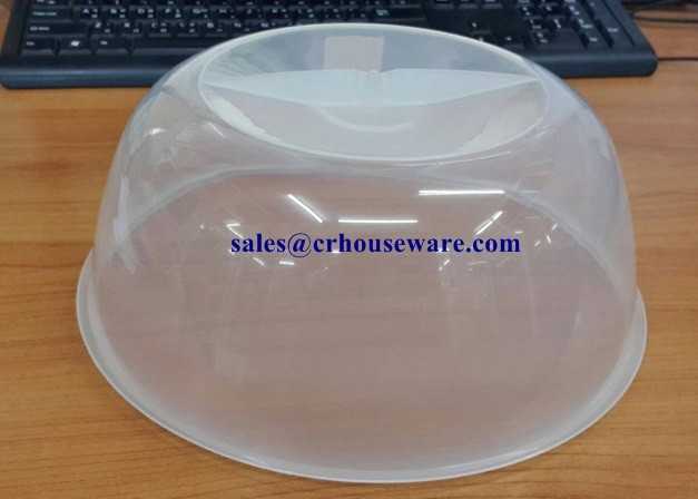 ฝาครอบอาหารใส่ไมโครเวป รหัส : 005-RW9323 Plastic microwave plate cover Code : 005-RW9323
